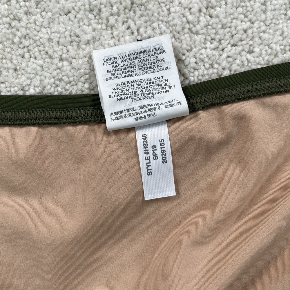 J Crew Bikini Set High Rise Bottoms M Underwire Top 34C Olive Green NWOT - Picture 11 of 12